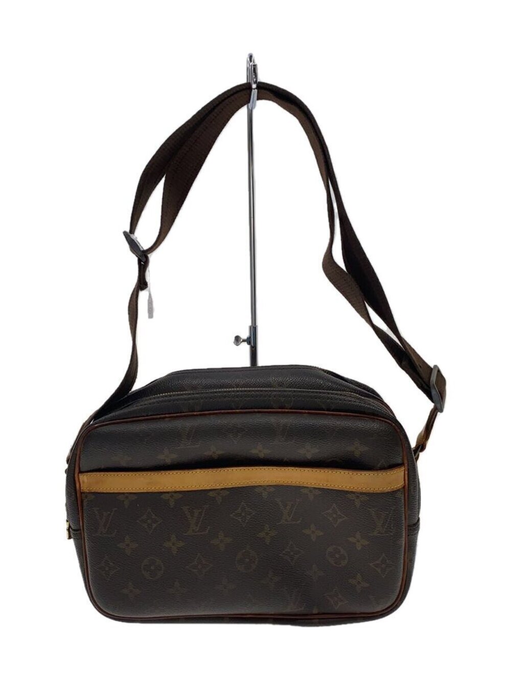 LOUIS VUITTON Reporter Monogram Canvas Brown